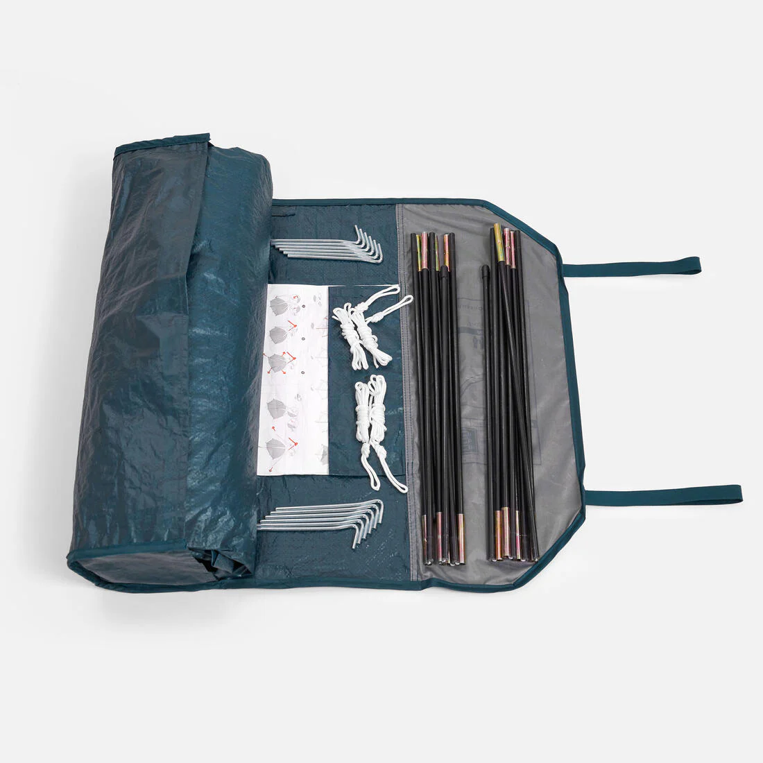 3-person camping tent - MH100 - Grey - Image 11