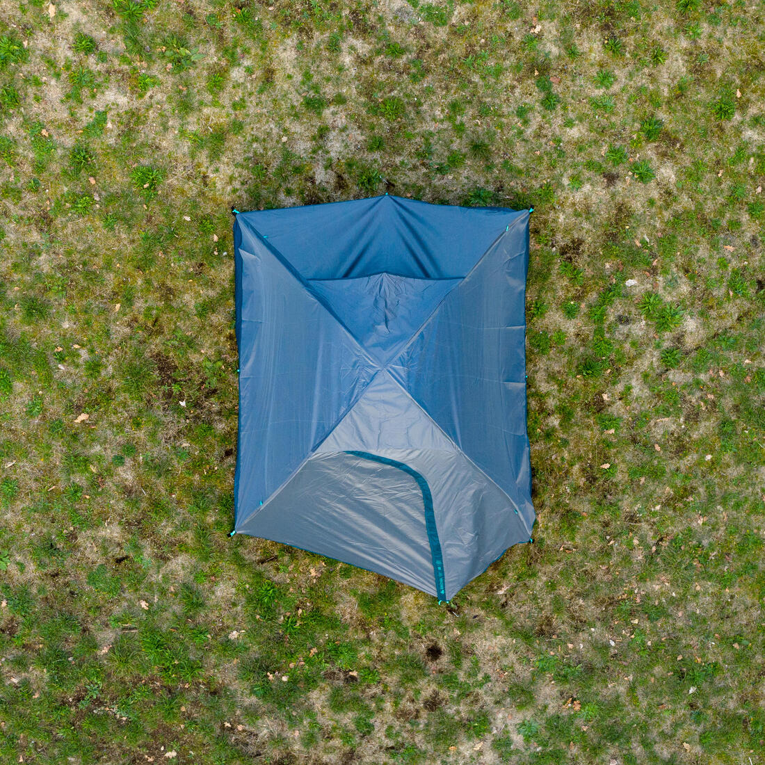 3-person camping tent - MH100 - Grey - Image 8
