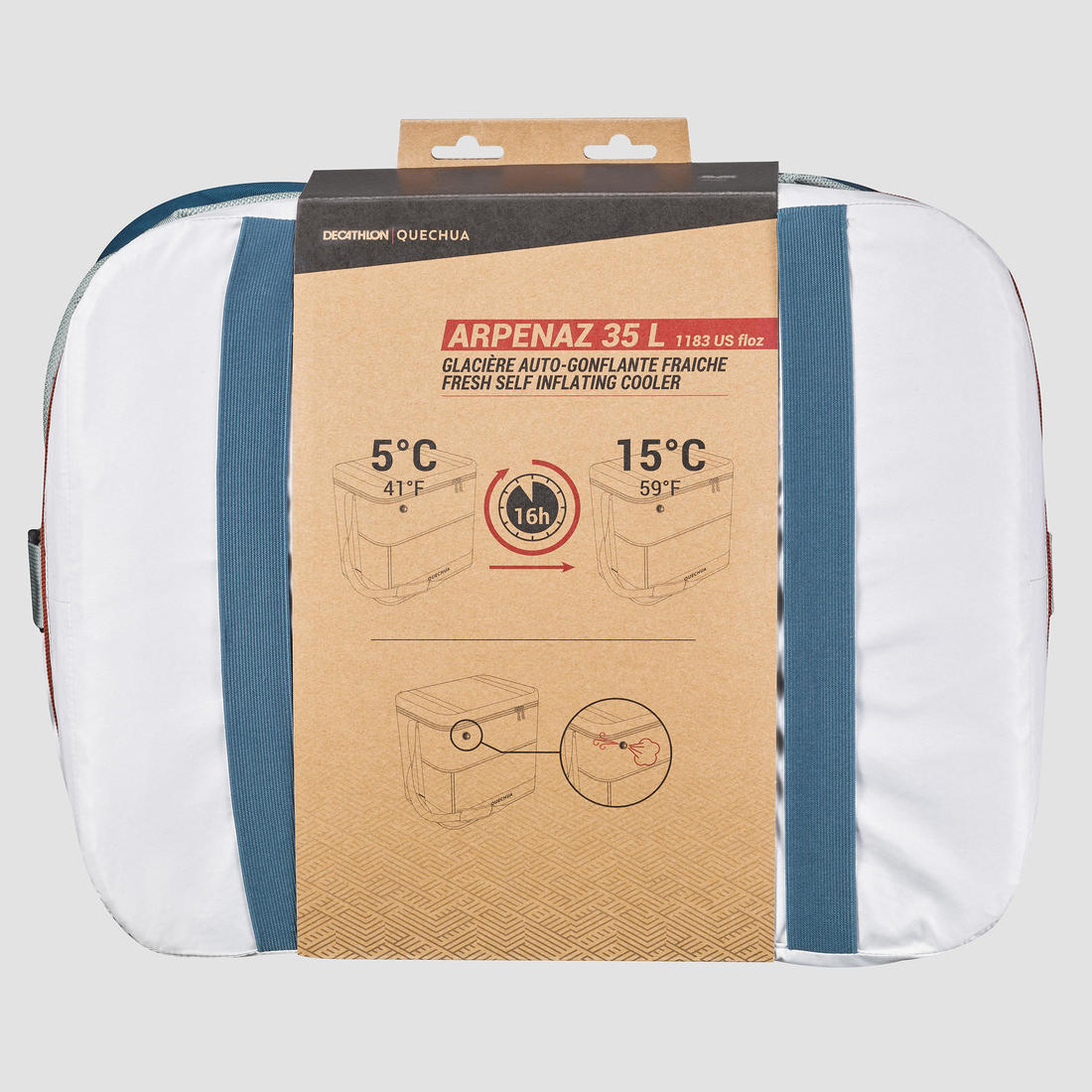 35 L Fresh camping cooler 500 - keeps food cool for 17 hours - Image 14