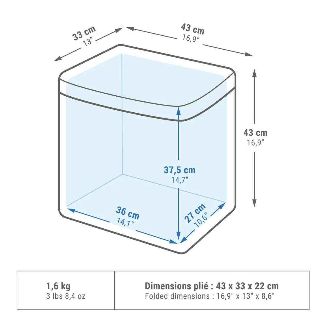 35 L Fresh camping cooler 500 - keeps food cool for 17 hours - Image 7