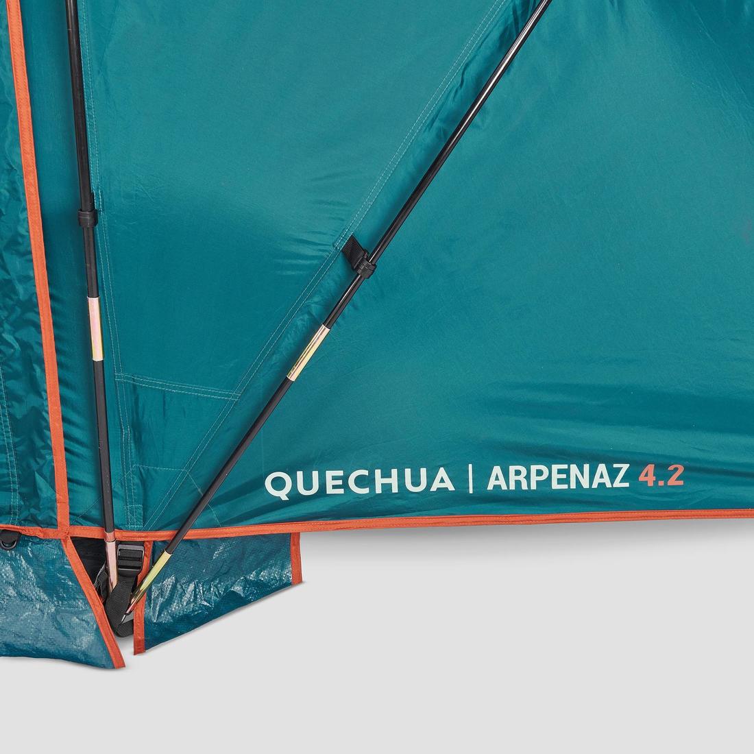 4-person, 2-bedroom camping tent, Arpenaz 4.2 - Image 18