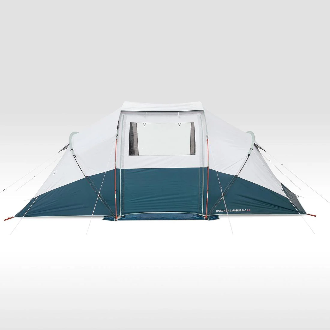4-person, 2-bedroom camping tent, Arpenaz 4.2, Fresh & Black - Image 8