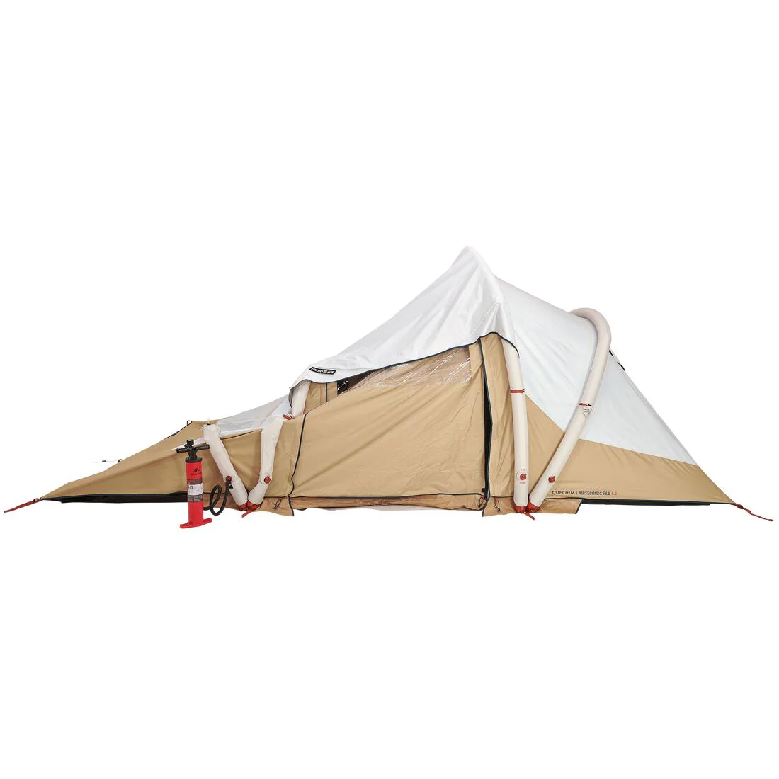 4-person, 2-bedroom inflatable camping tent, Air Seconds 4.2, Fresh & Black - Image 15