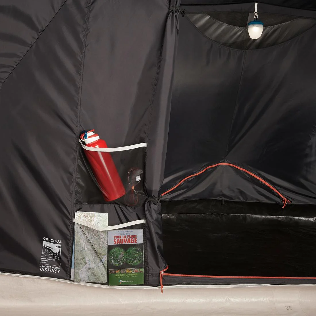 4-person, 2-bedroom inflatable camping tent, Air Seconds 4.2, Fresh & Black - Image 54