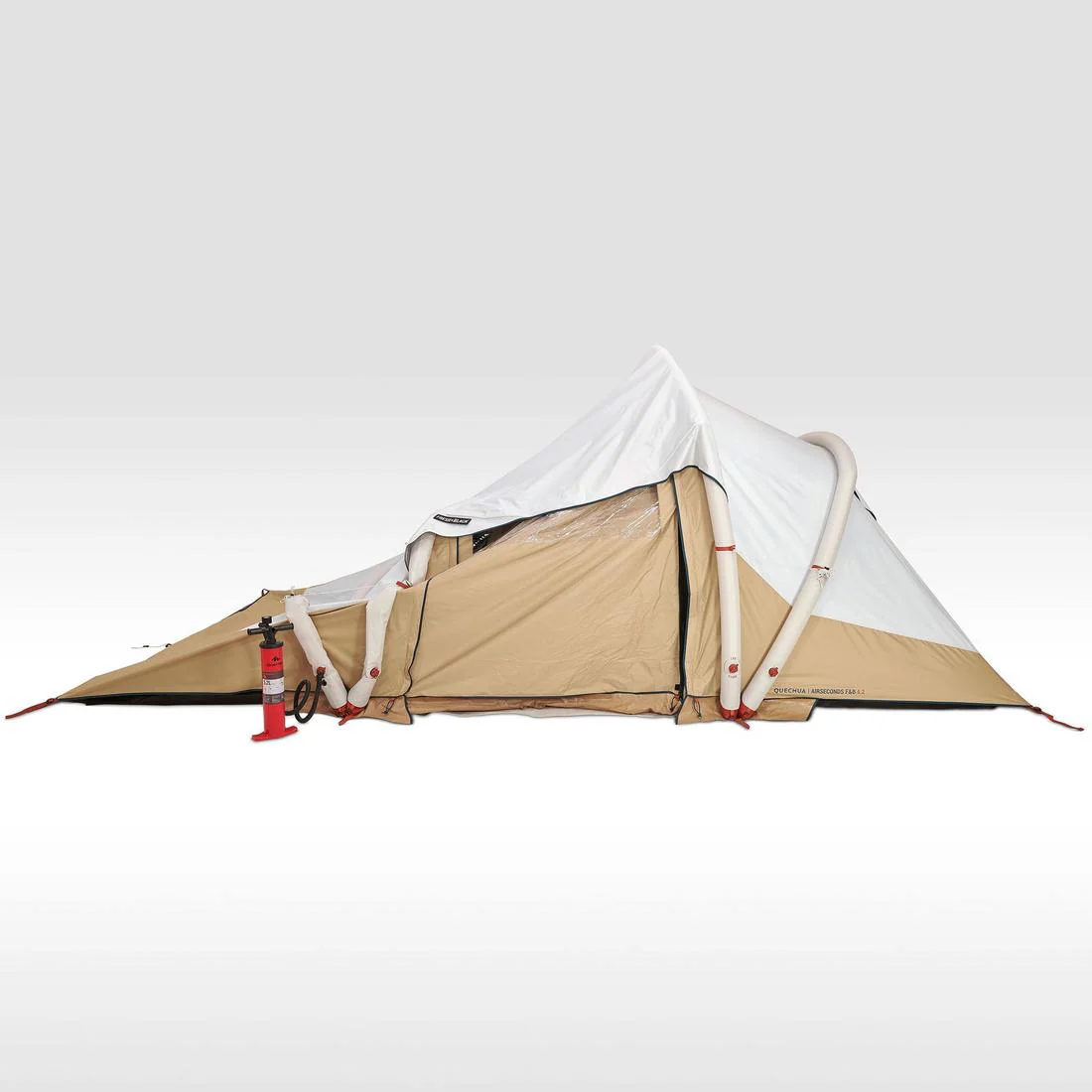 4-person, 2-bedroom inflatable camping tent, Air Seconds 4.2, Fresh & Black - Image 71