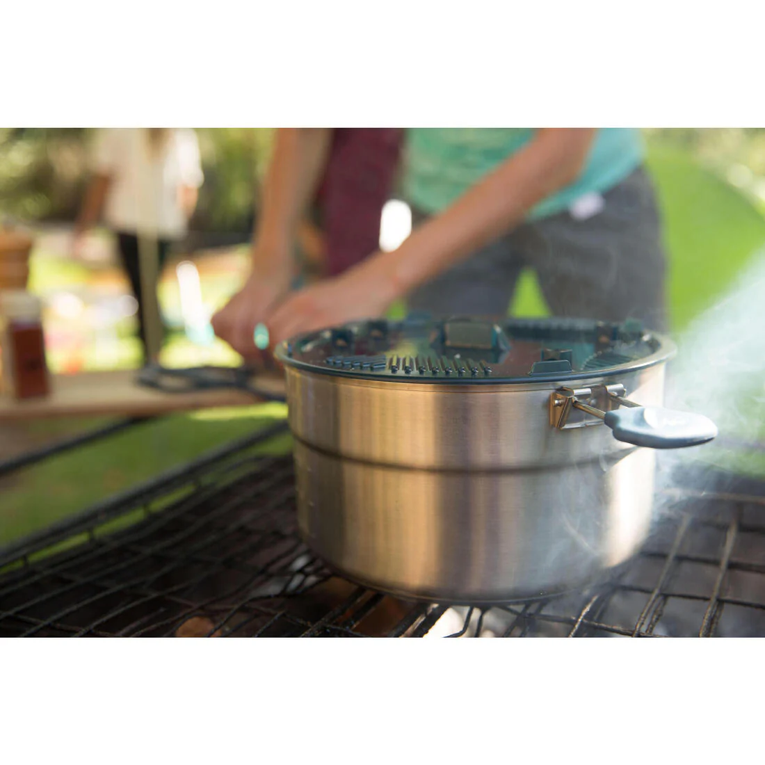 4-person stainless steel + non-stick camping cookset - Image 39