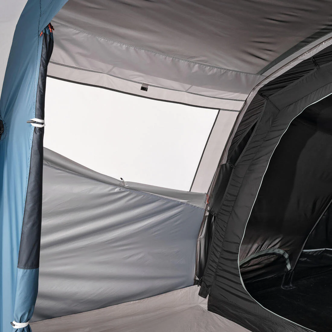 5-person, 2-bedroom camping tent, Arpenaz 5.2, Fresh & Black - Image 10