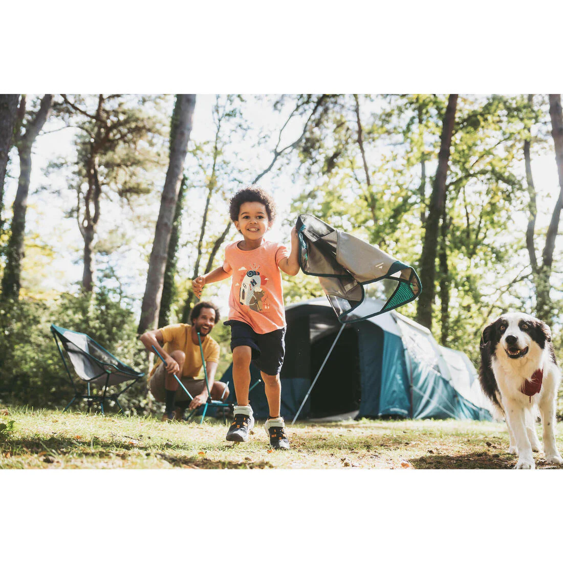 5-person, 2-bedroom camping tent, Arpenaz 5.2, Fresh & Black - Image 13