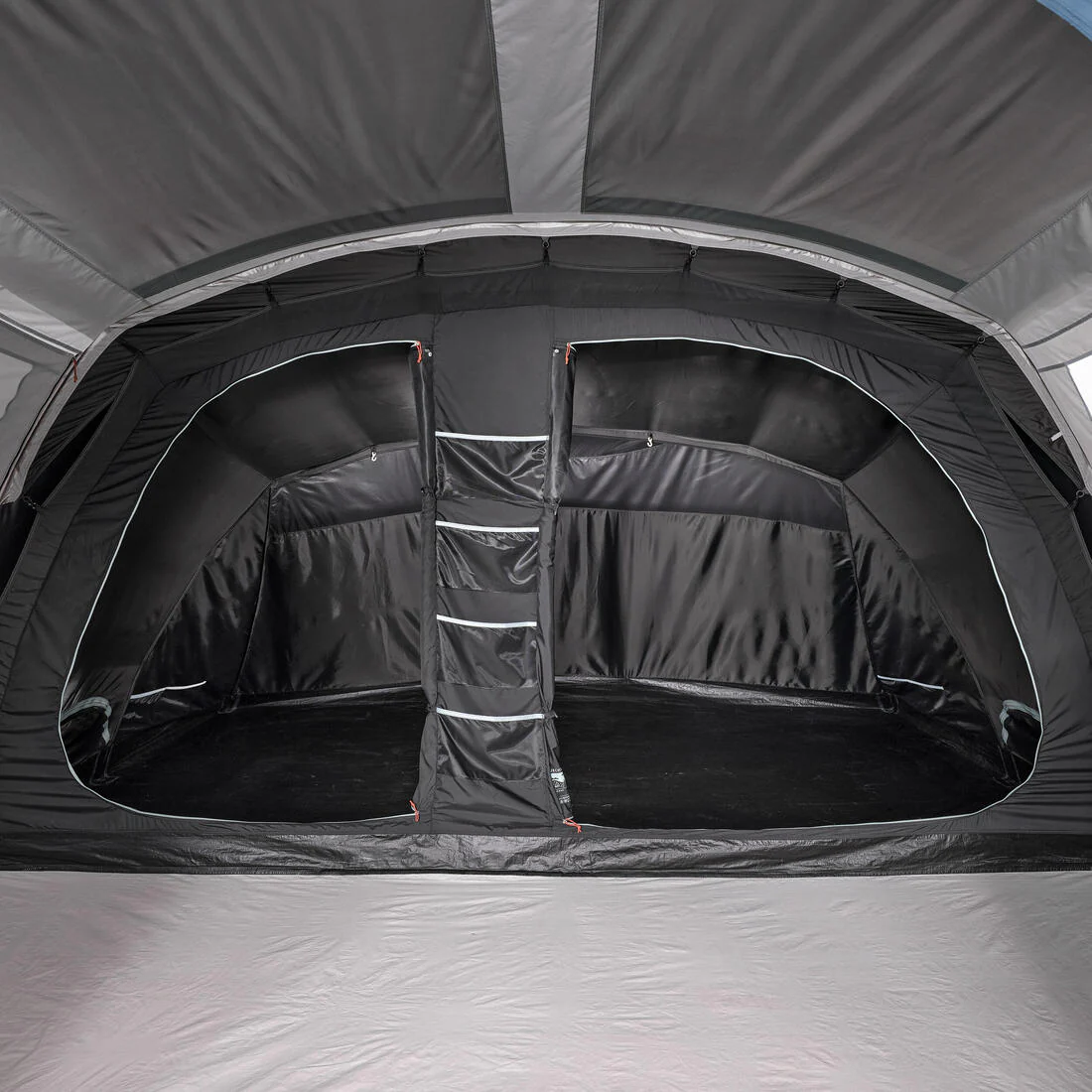 5-person, 2-bedroom camping tent, Arpenaz 5.2, Fresh & Black - Image 8