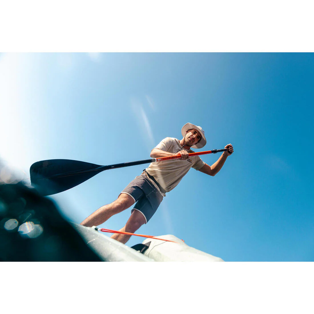 500 3-part SUP paddle - 170-210 cm fibre and carbon - Image 15