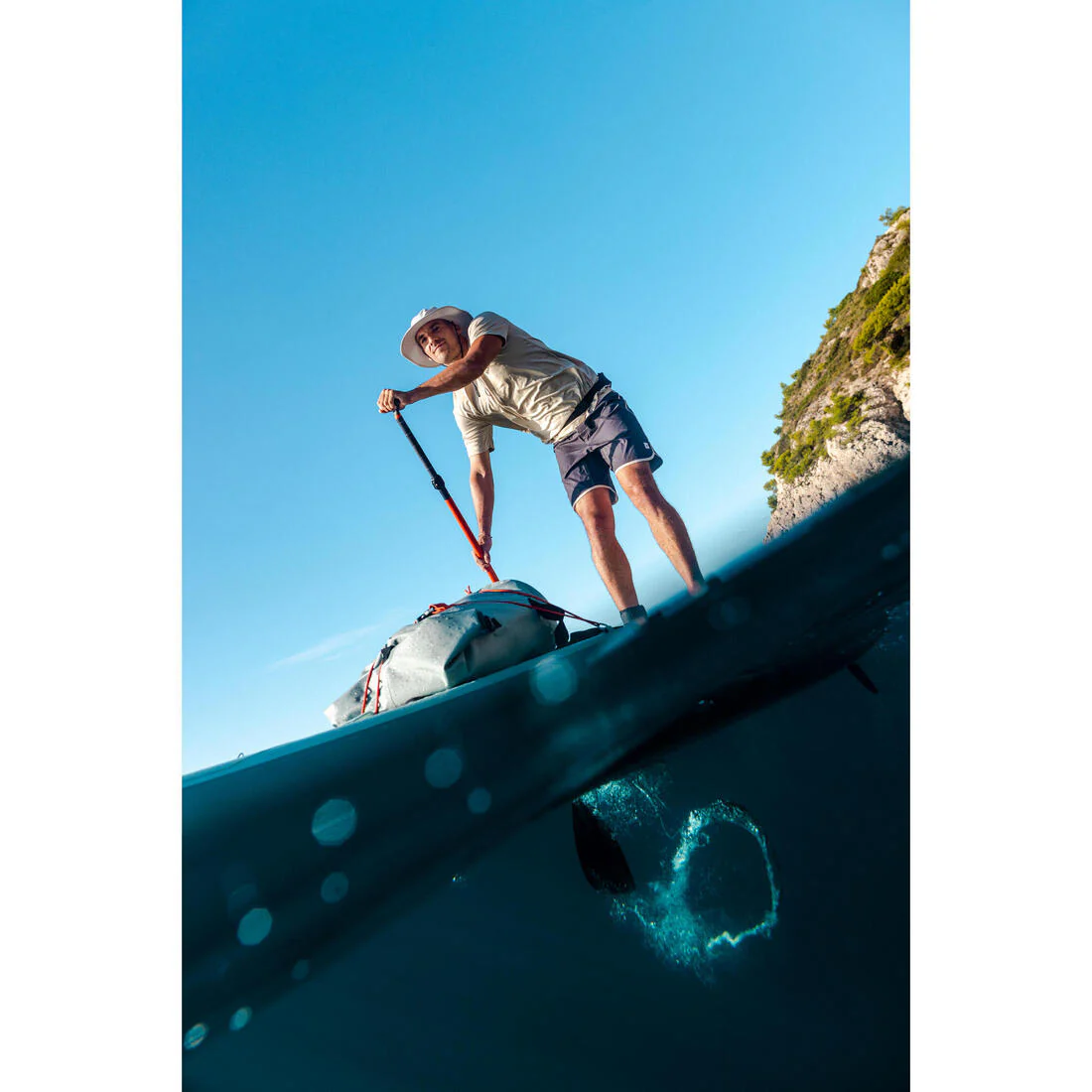 500 3-part SUP paddle - 170-210 cm fibre and carbon - Image 16