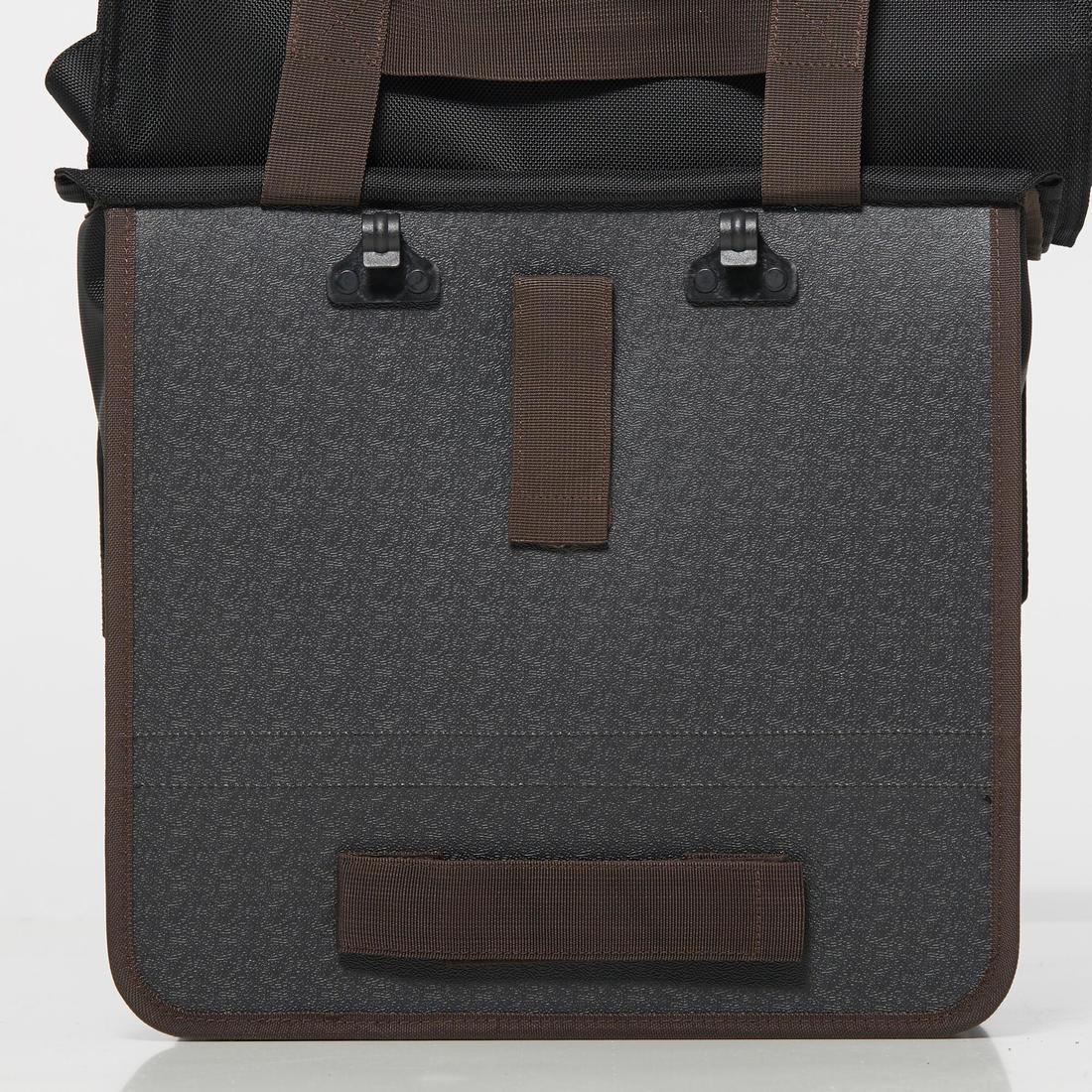 500 Double Bike Bag 2 x 20L - Black - Image 3