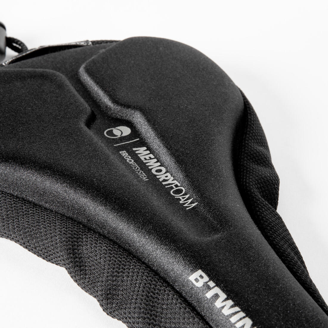 500 Memory Foam Saddle Cover Size M - Black - Image 4