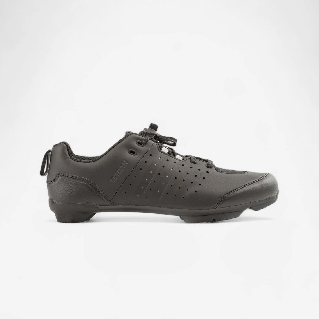 500 SPD Lace-Up SPD Cycling Shoes - Black