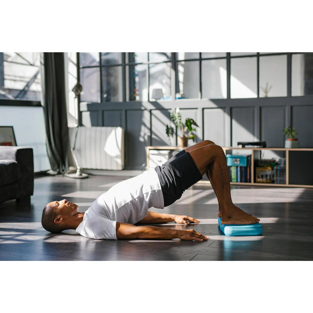 6 cm Thick Pilates Foam Balance Pad - Blue - Image 6