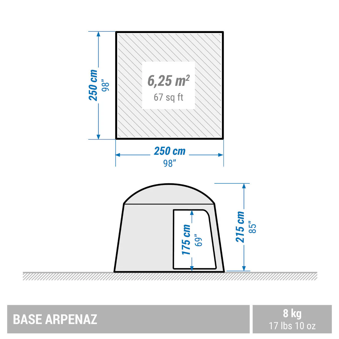 6 MAN CAMPING LIVING AREA - ARPENAZ BASE M - Image 4