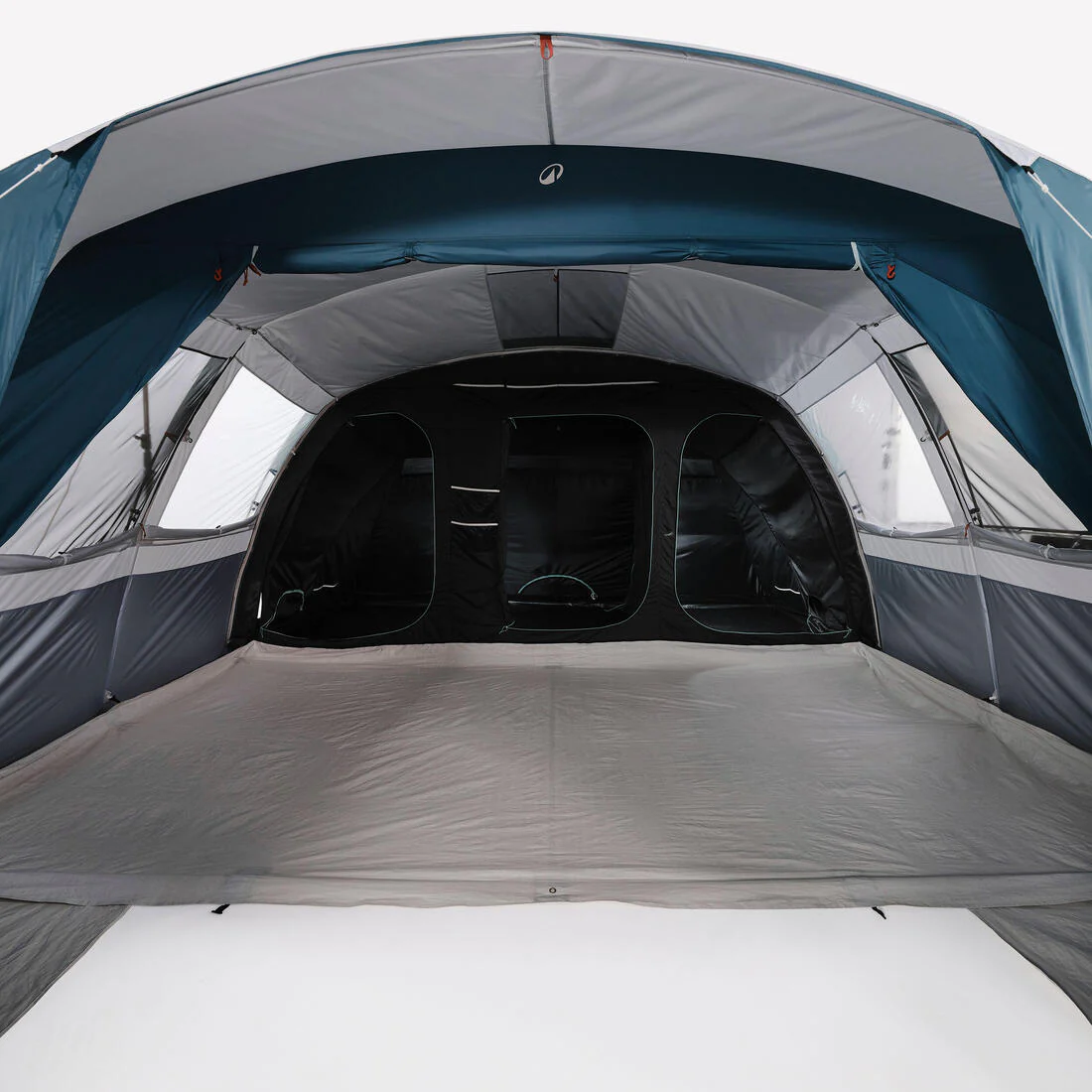 6-person, 3-bedroom camping tent, Arpenaz 6.3, Fresh & Black - Image 12