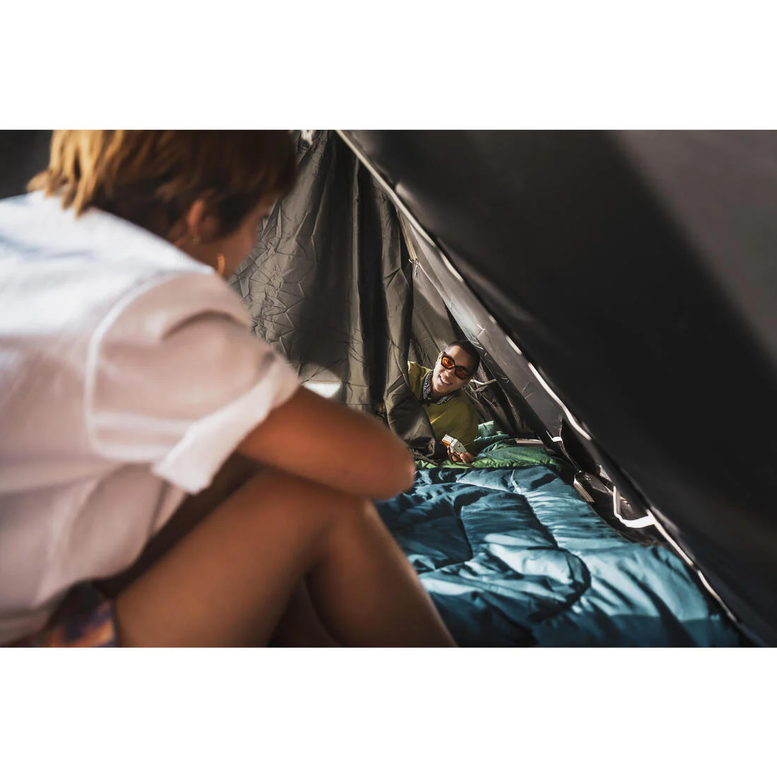 6-person, 3-bedroom inflatable camping tent, Air Seconds 6.3, Fresh & Black - Image 15