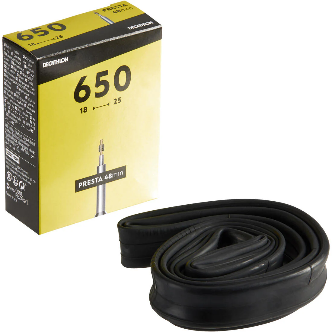 650x18/25 Presta Valve Inner Tube - Image 3