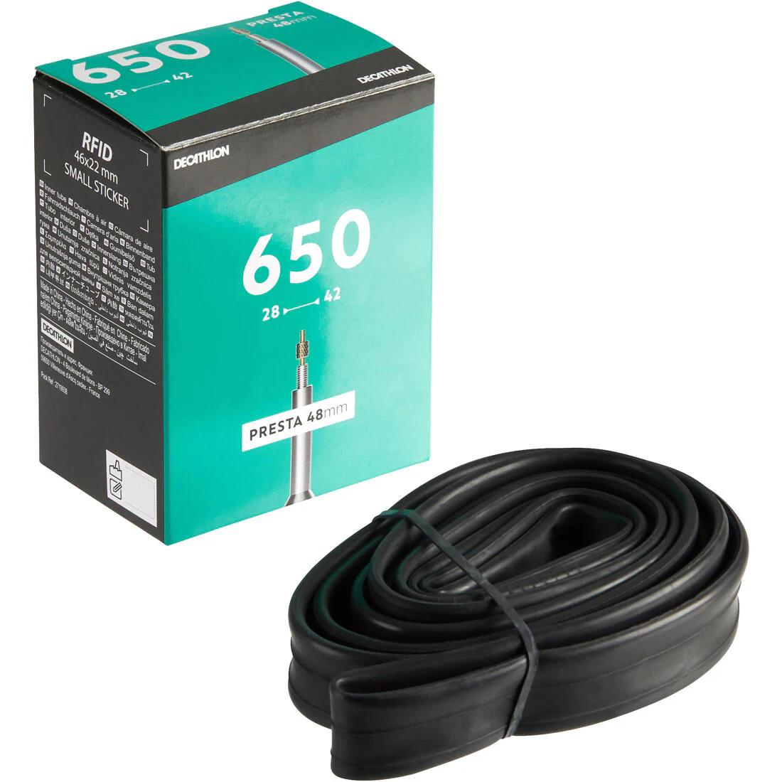 650x28/42 presta valve 48mm inner tube - Image 2