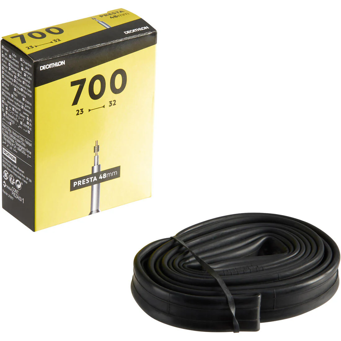 700x23/32 48 mm Presta Valve Inner Tube - Image 4