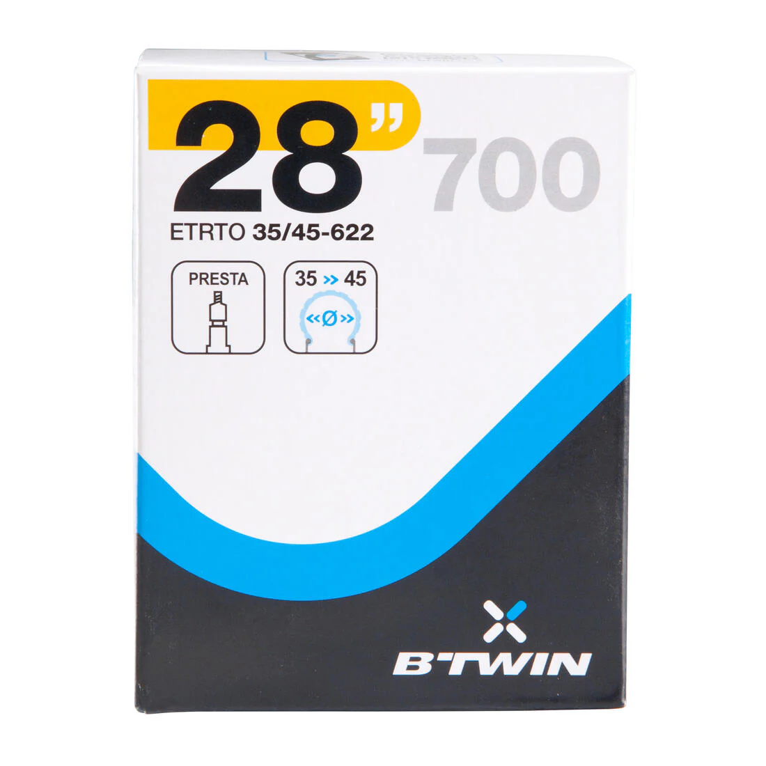 700x35/45 inner tube with 48mm Presta valve - Image 6