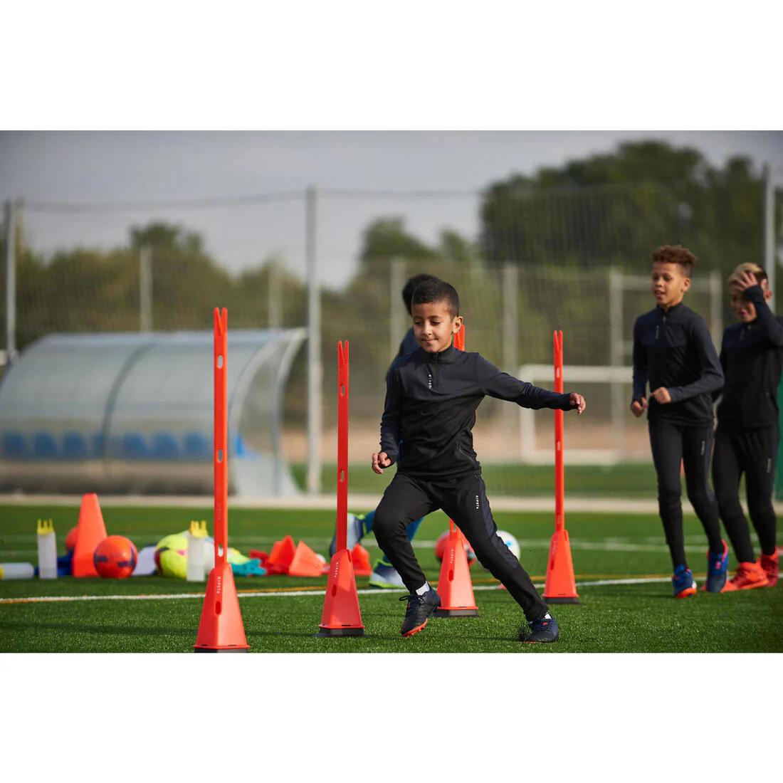 90 cm Football Training Bars Twin-Pack Modular - Orange - Image 9