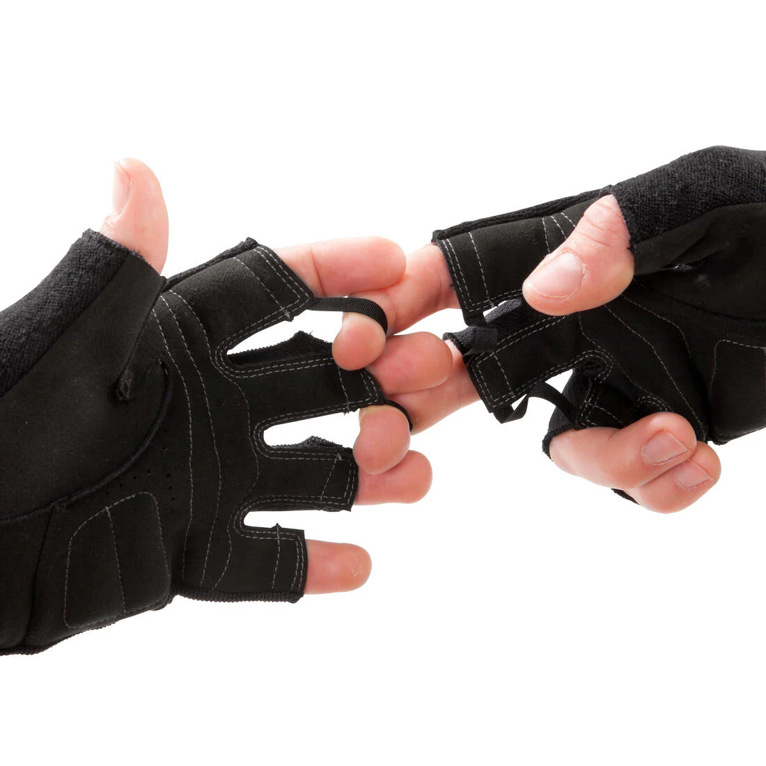900 Weight Training Glove with Double Rip-Tab Cuff - Black/Grey - Image 4
