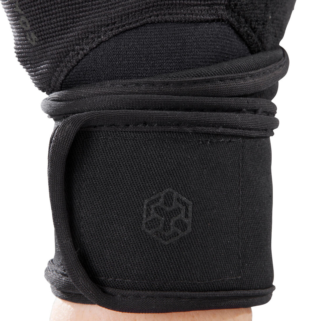 900 Weight Training Glove with Double Rip-Tab Cuff - Black/Grey - Image 6