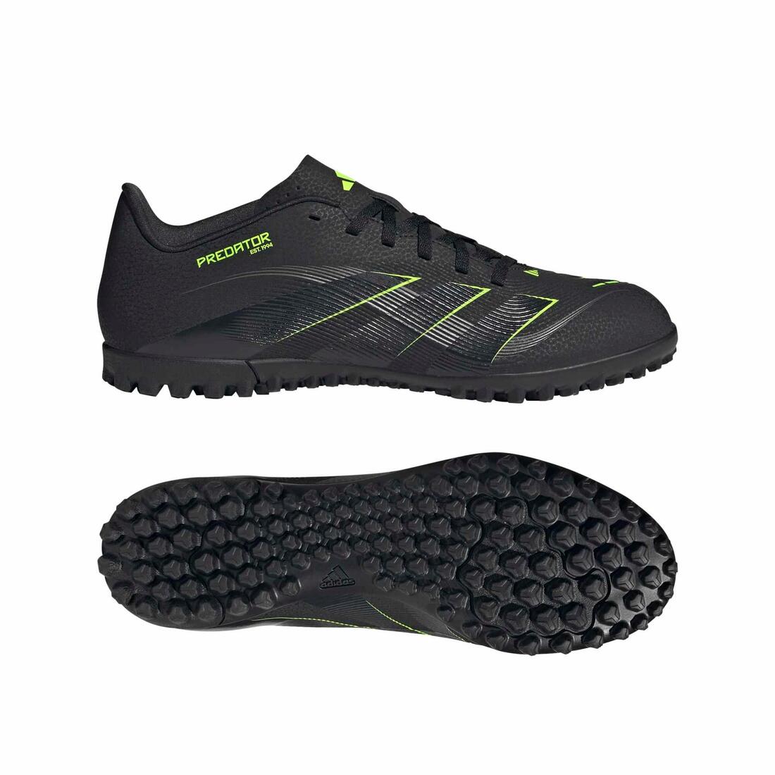 ADIDAS adults Predator Club Turf Boots - BLACK - Image 4