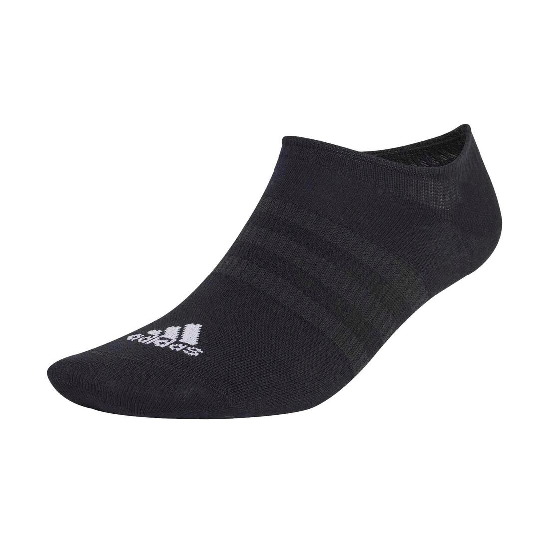 Adidas adults Thin and Light No-Show Socks -  3 Pairs - Image 3