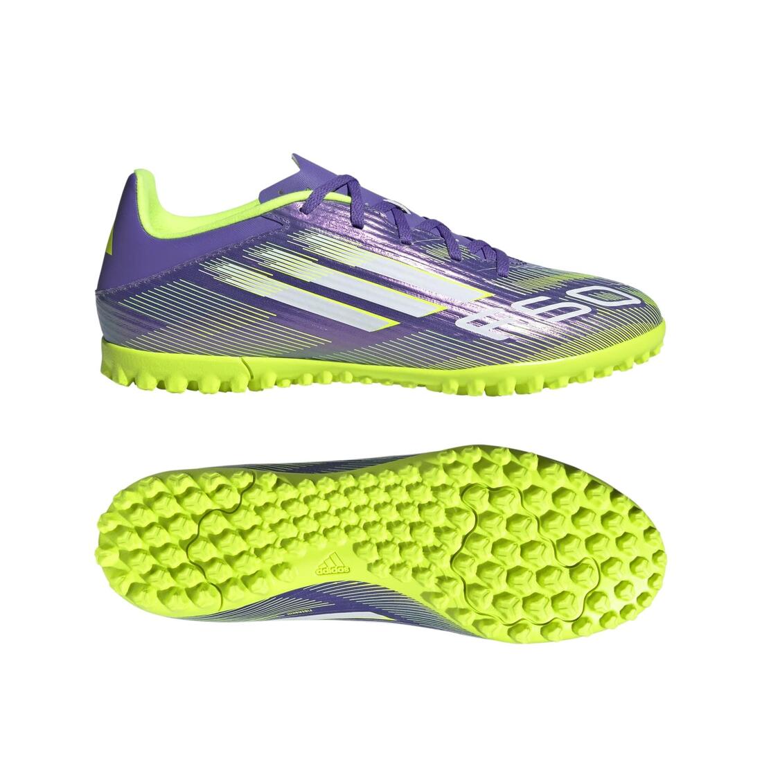 ADIDAS F50 Club Turf Boots - Purple - Image 3