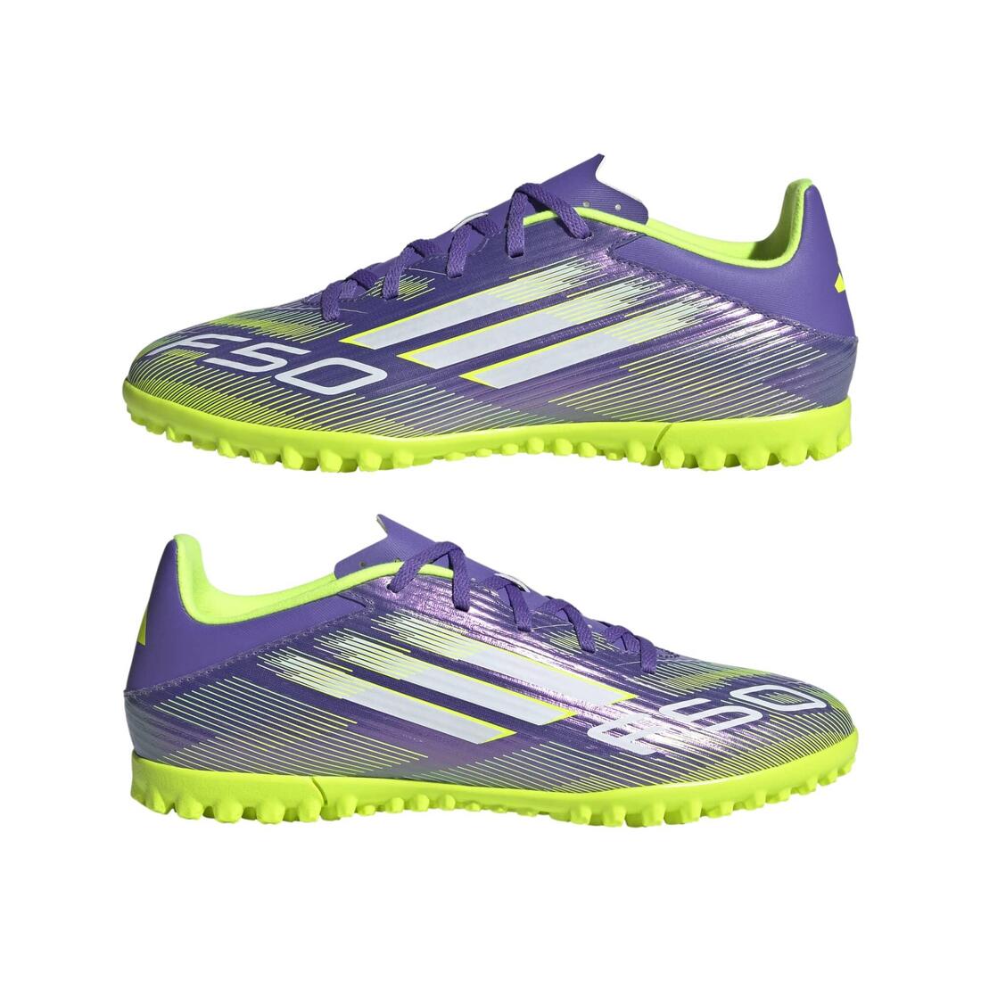 ADIDAS F50 Club Turf Boots - Purple - Image 4