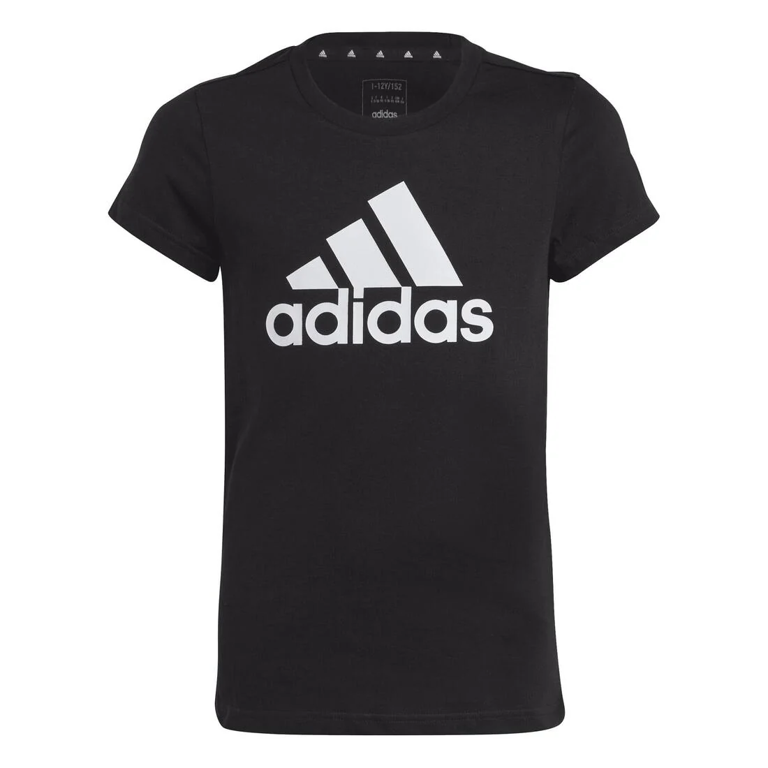 Adidas junior girls essentials big logo cotton t-shirt