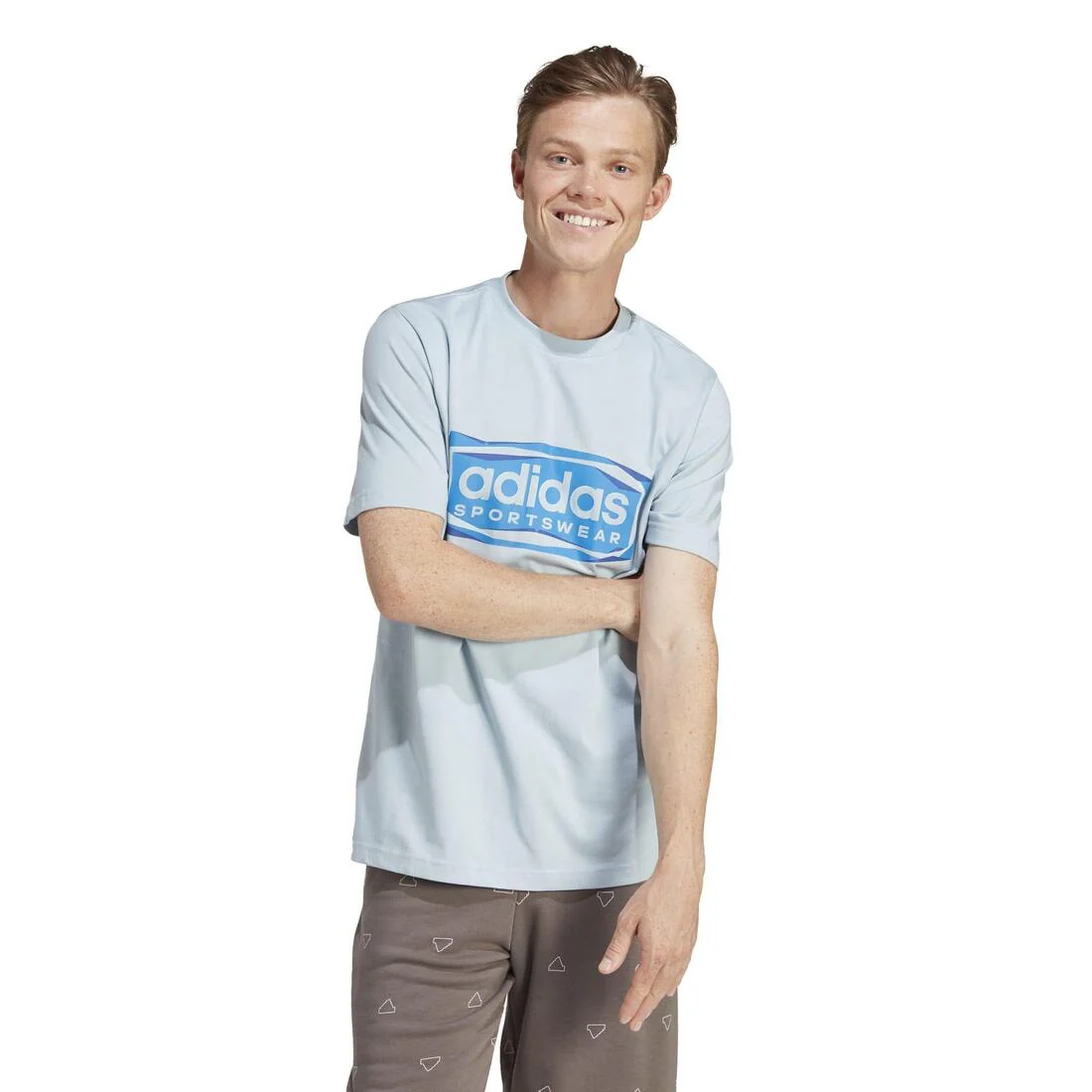 ADIDAS MAN Folded Sportswear Graphic T-Shirt - Image 4