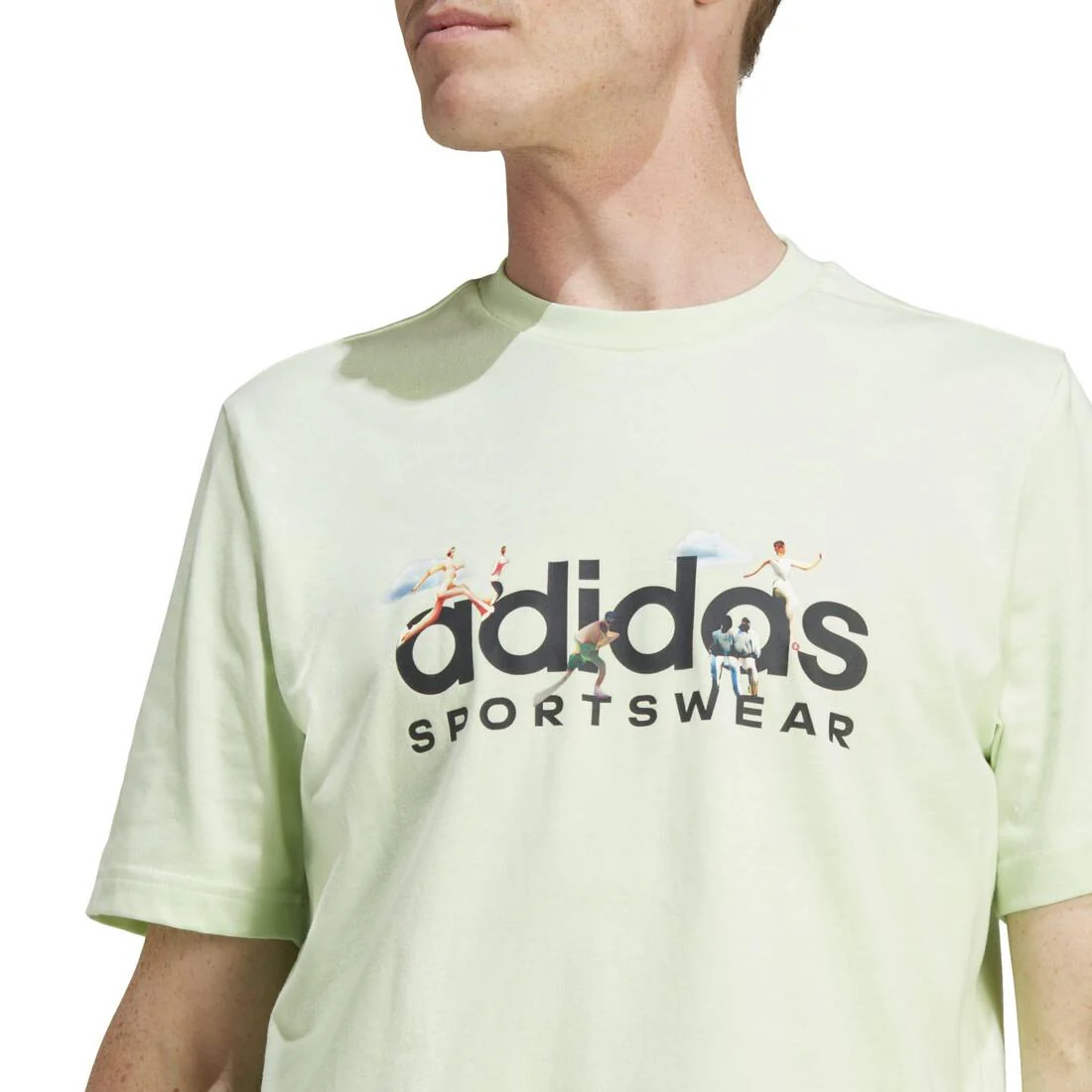 Adidas man Landscape Sportswear Graphic T-Shirt - Image 2