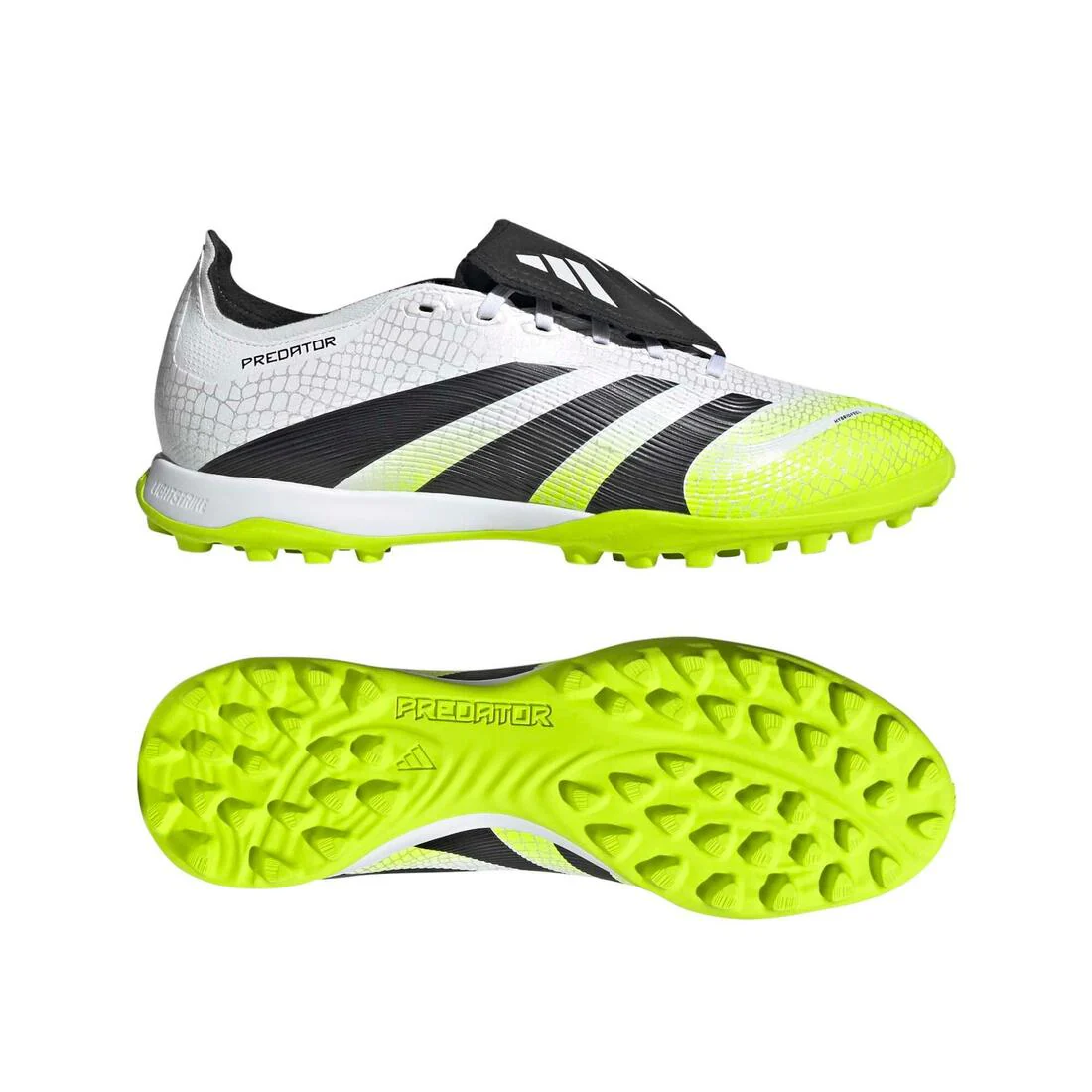 ADIDAS men & women Predator League Fold-Over Tongue Turf Boots - WHITE - Image 2