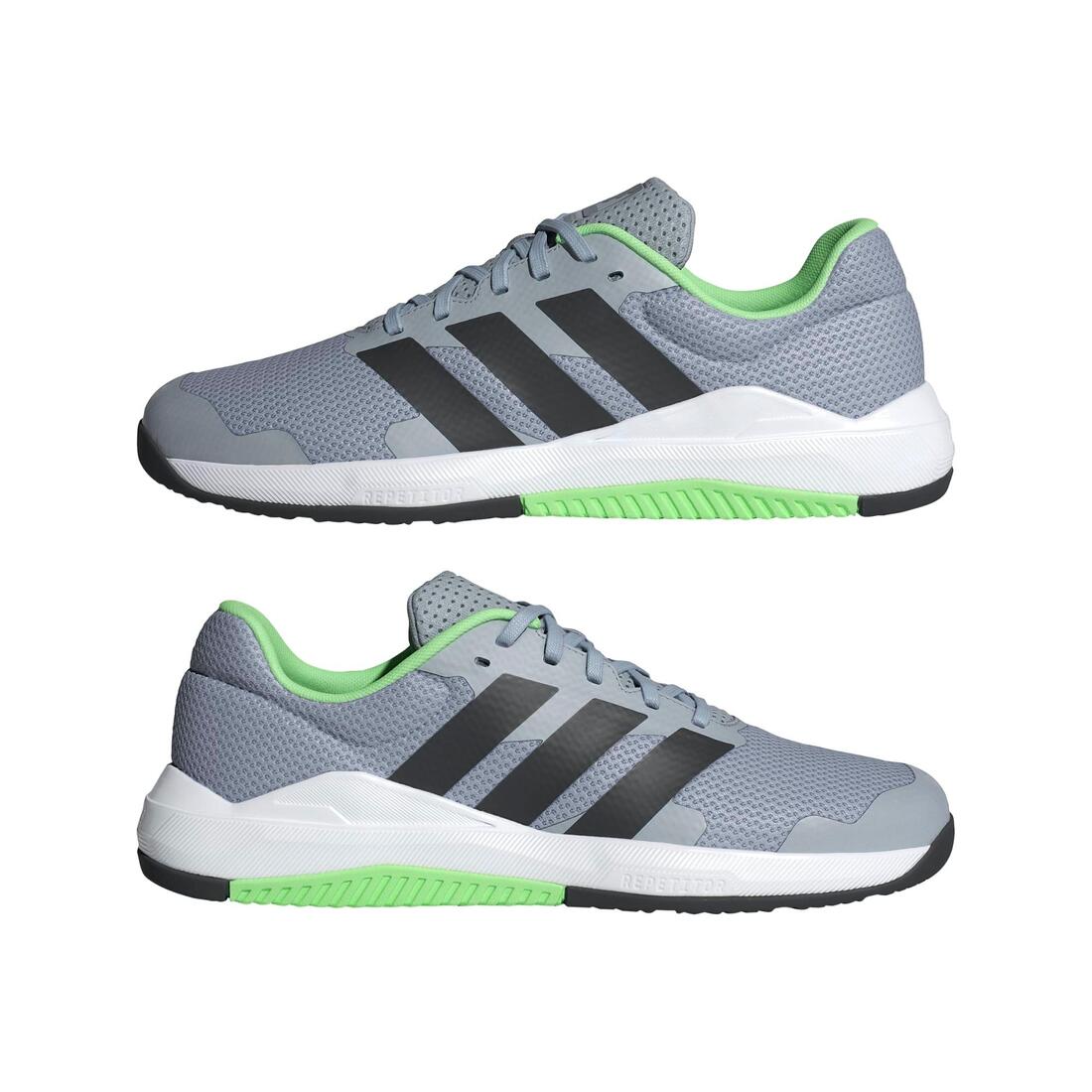 Adidas MEN Dropset Base Training Shoes - Gray - Image 3