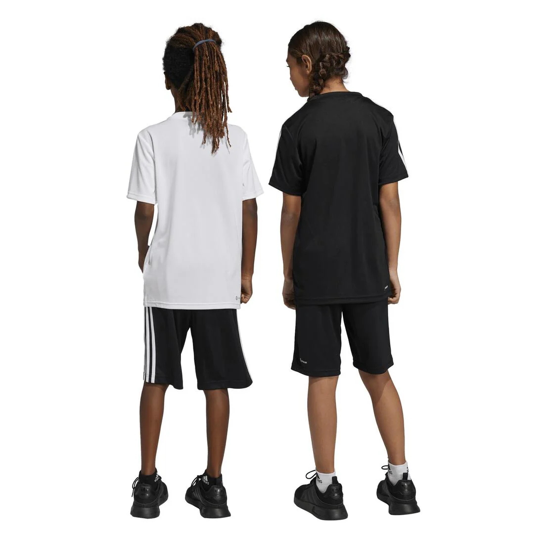 Adidas unisex train essentials aeroready 3 stripes regular fit short - Image 2