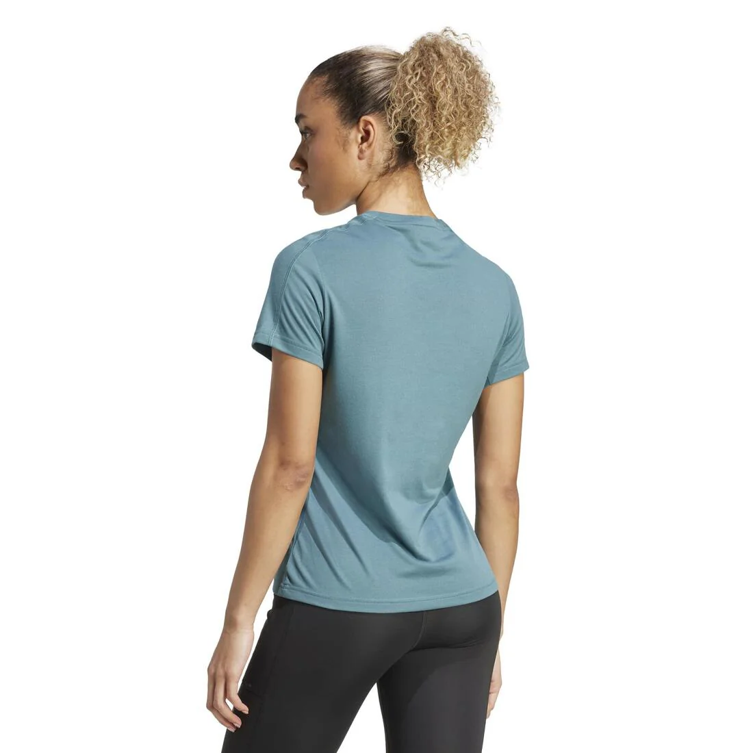 Adidas women AEROREADY Train Essentials Minimal Branding Crewneck T-Shirt - Image 3