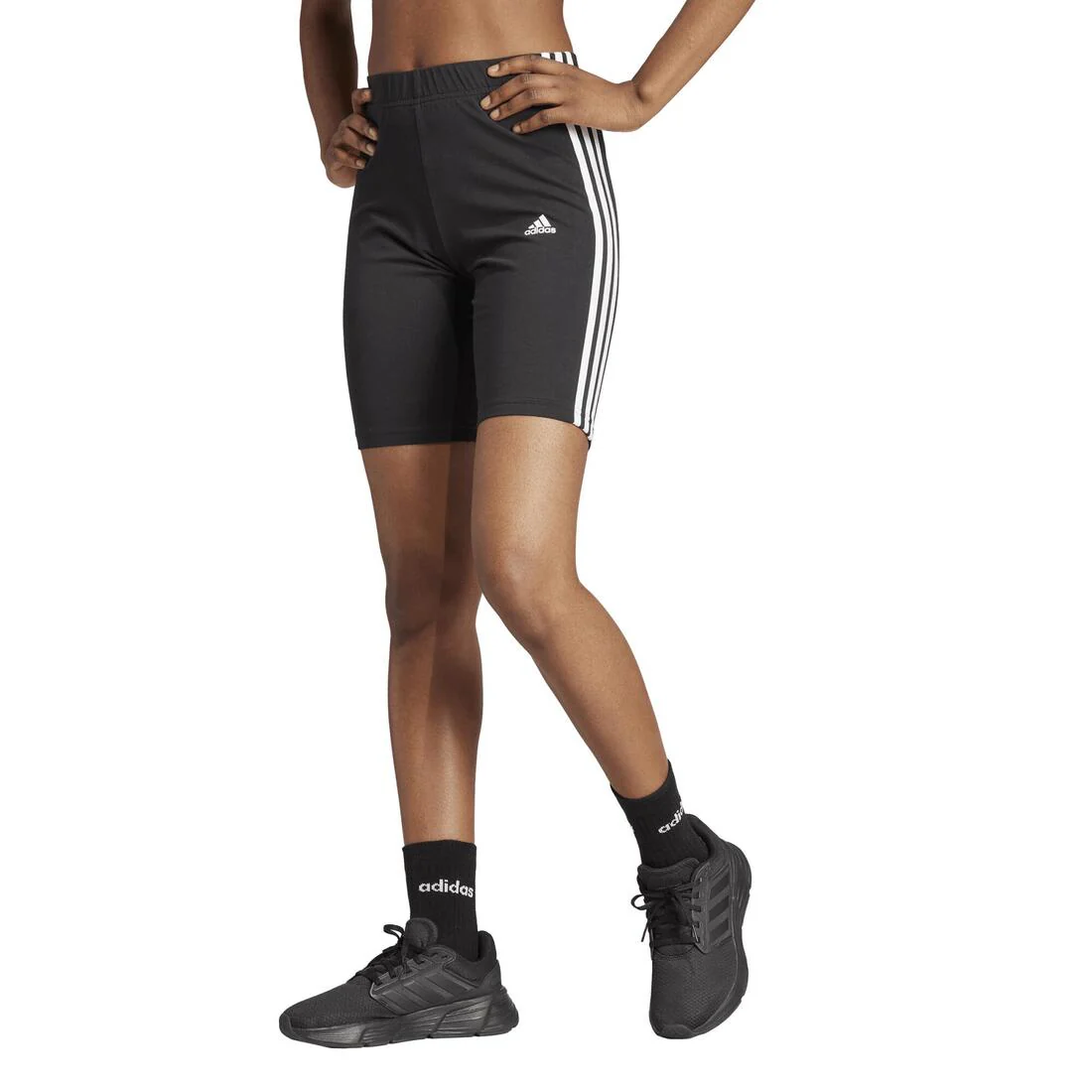 Adidas women essentials 3-stripes bike shorts - Image 4