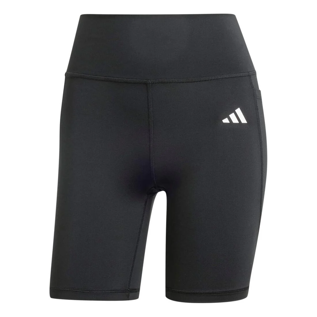 adidas women Optimé Essentials Stash Pocket 7-Inch Short Leggings