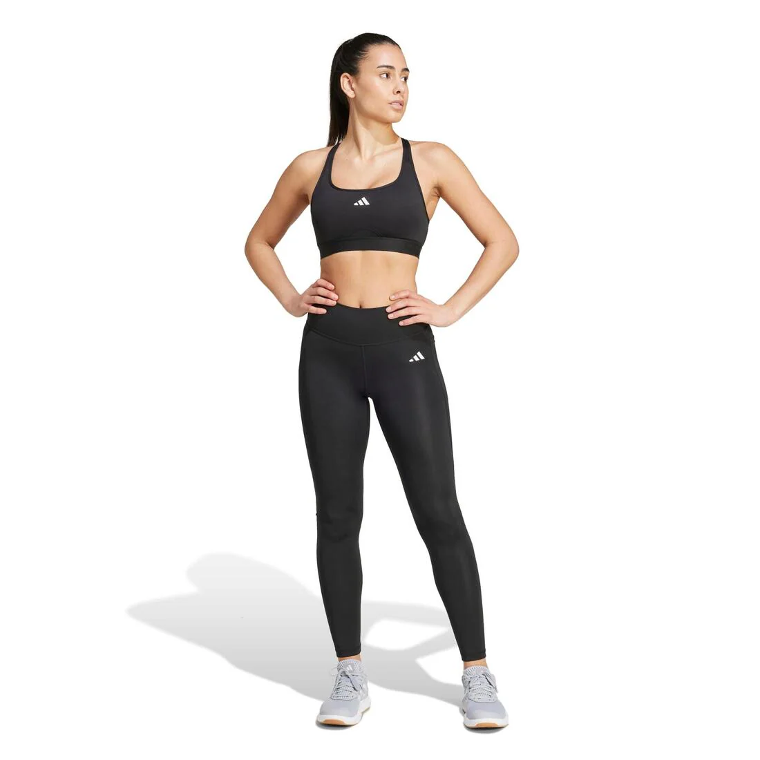 ADIDAS women Optimé Essentials Stash Pocket Full-Length Leggings