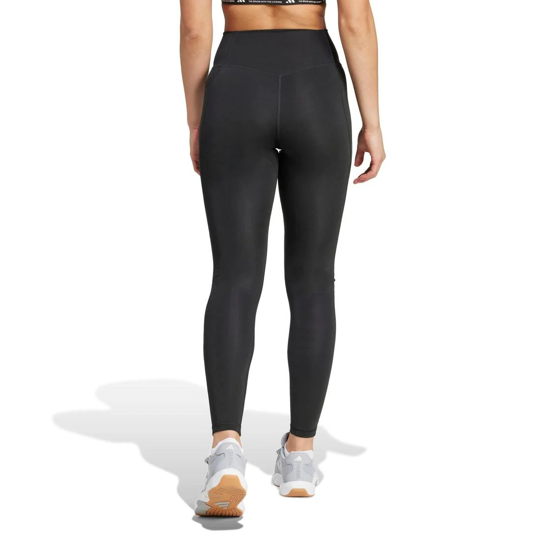 ADIDAS women Optimé Essentials Stash Pocket Full-Length Leggings - Image 3