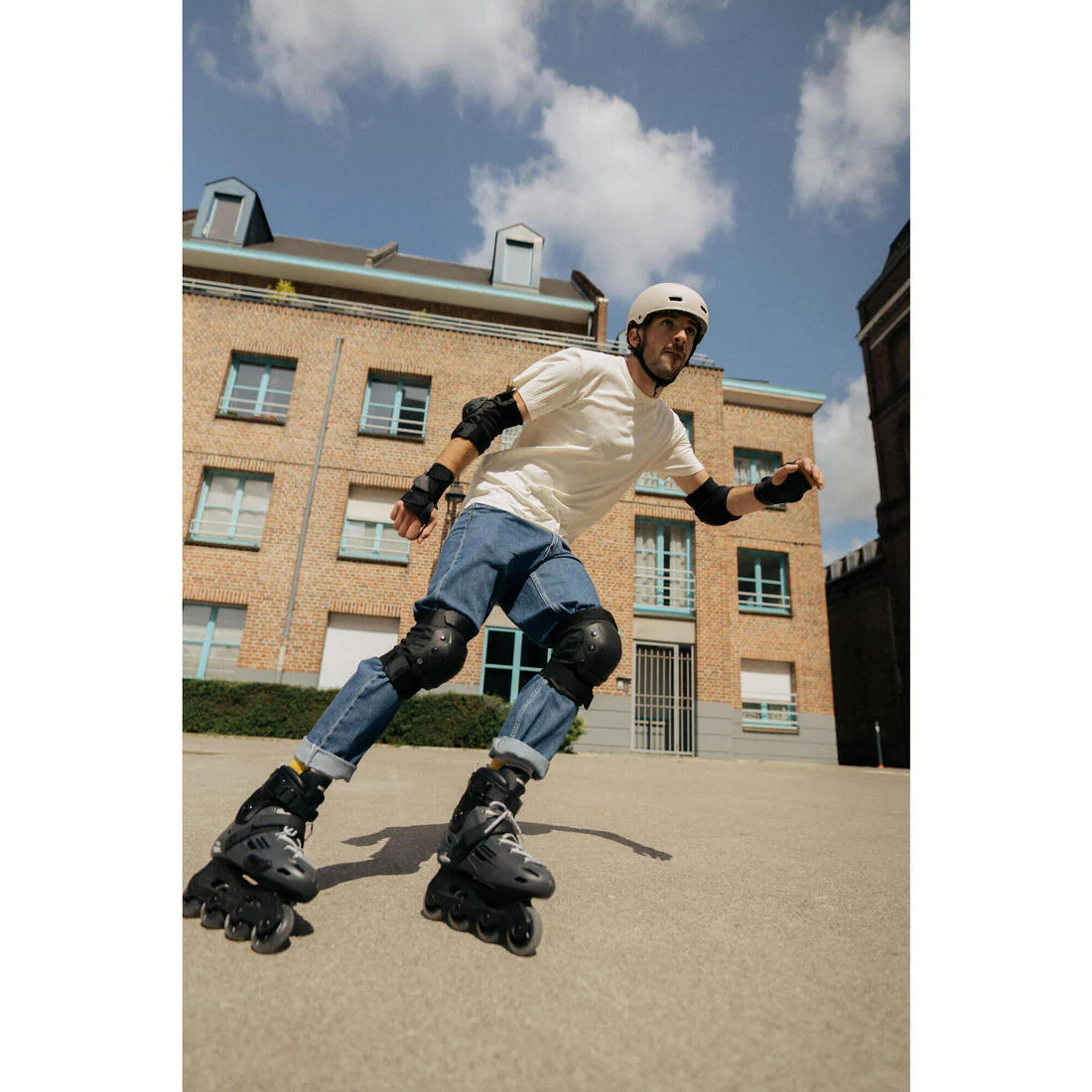 Adult 2 x 3-Piece Inline Skate Protection Set FIT500 - Image 51