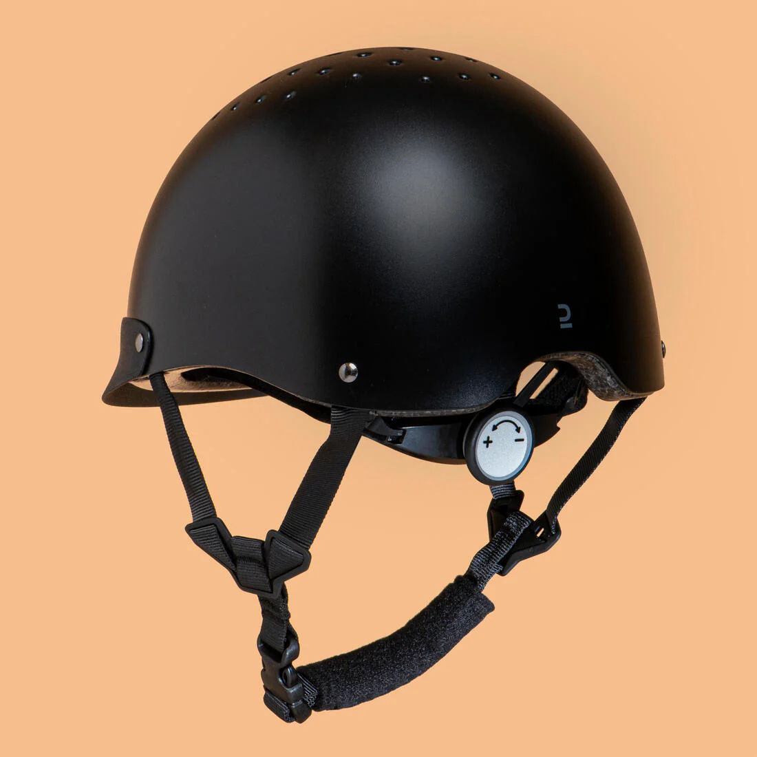 Adult and Kids' Horse Riding Helmet 100 - Black - Image 3