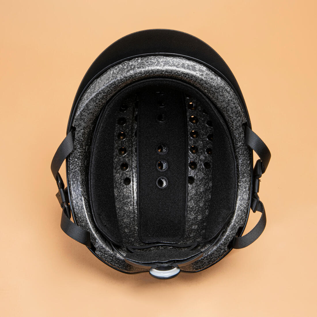 Adult and Kids' Horse Riding Helmet 100 - Black - Image 4