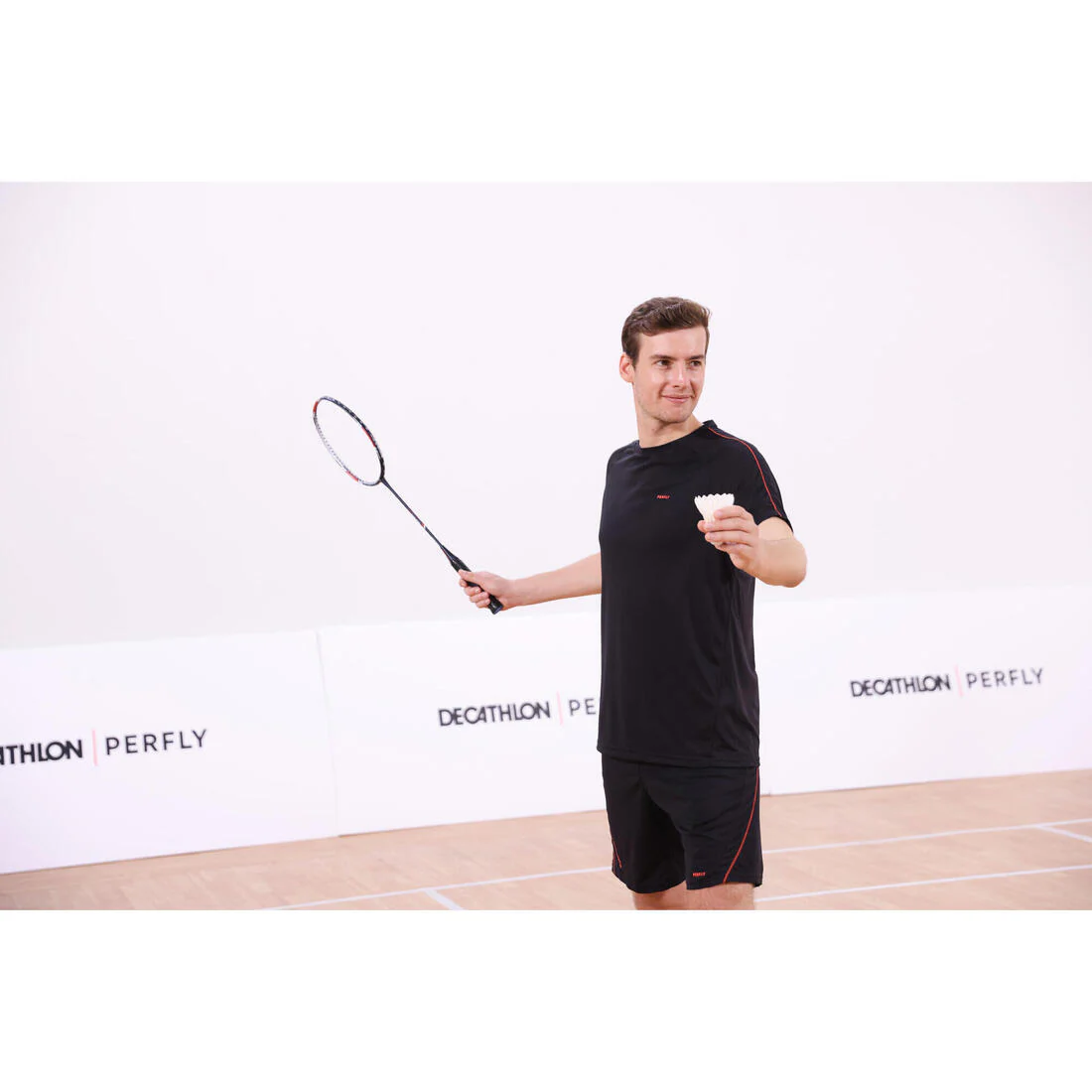 ADULT BADMINTON RACKET BR 160 SOLID NAVY - Image 23