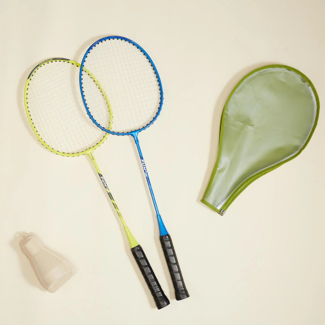 Adult badminton racket set Fun set br130 ad lime blue - Image 4
