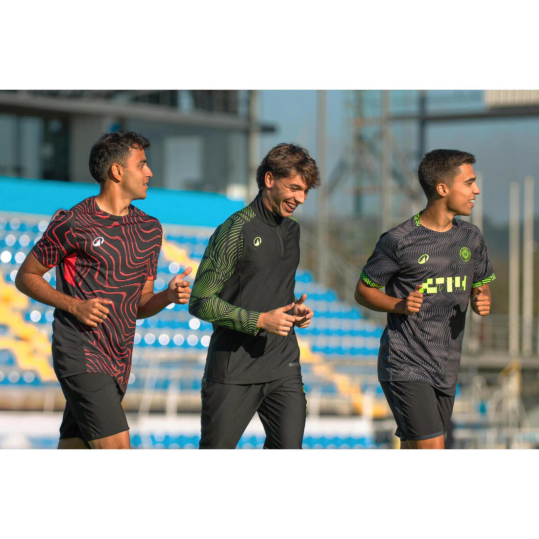 Adult Football Shirt Viralto II - Wavy Black/Neon - Image 11